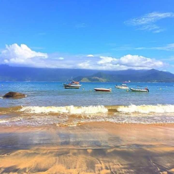 Suite Pe Na Areia- Espaco Independente Na Praia Do Curral Com Localizacao Privilegiada - Simplicidade E Comodidade Com O Por Do Sol Mais Lindo De Ilhabela - Melhor Custo Beneficio Para Ate 4 Pessoas , Na Av Jose Pacheco Do Nascimento Nº 7682 Екстериор снимка